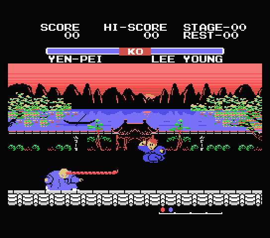 Yie Ar Kung-Fu II: The Emperor Yie-Gah screenshot 4 for MSX